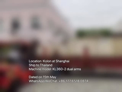 Kolon KL360-2 iki kollu dokunmasız araba yıkama makinesi Tayland'a teslimat!