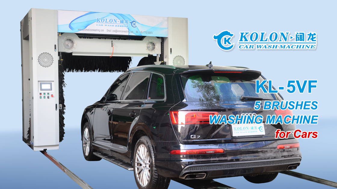 5 fırça Otomatik Dönüştürme Araç Yıkama Makinesi Fırlatıcı Otomatik olarak Araç için Yukarı Aşağı