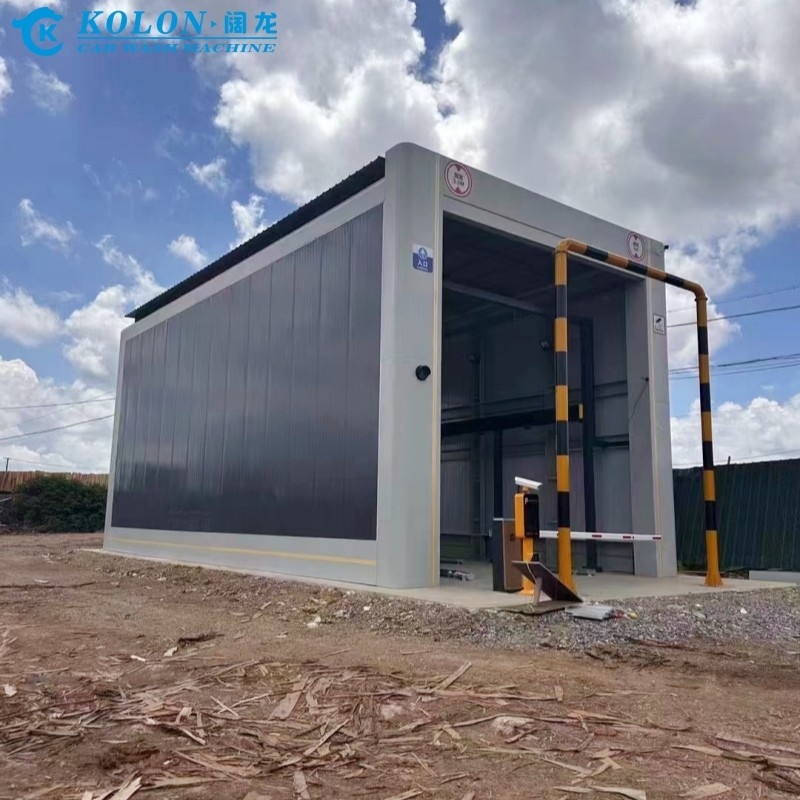 Kolon 67kw Güvenlik Durdurma Düğmesi ve En Yüksek Yıkama Hızı 7 otobüs / saat ile otobüs yıkama makinesi