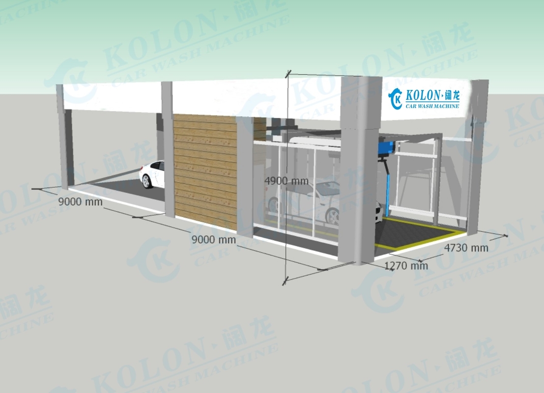 KOLON 380V 24.5kW Yüksek basınçlı yıkama fonksiyonu ile ayarlanabilir basınçlı dokunmasız araba yıkayıcı