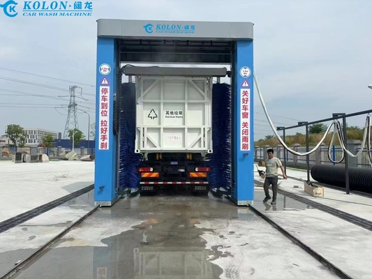 Su tasarruflu otobüs yıkama makinesi KL-EN1 3-5 dakikalık yıkama süresi ve 67 kW Güç